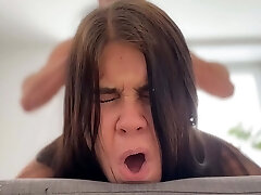 Schoolgirl Takes in Mouth After Anal