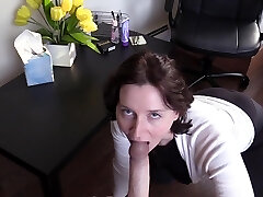 Bettie Bondage - Free Use Office Mom Deepthroats Meatpipe