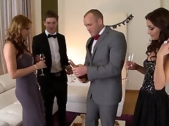 Incredible superstars Abbie Cat and Sophie Lynx in kinky creampie, facial adult movie