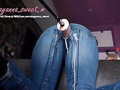 Mechanical Dildo Gives Mother Multiple Cream Squirting Orgasms