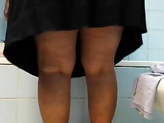 Nice upskirt mature shower