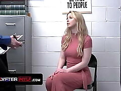 Slender Cougar Sunny Lane Lets The Security Guard Pack Her Mature Pussy With Hot Jizz