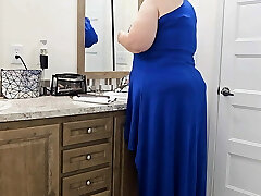 Woman In Bathroom With G-string Down, Was Very Surprised When Stranger Accidentally Walked In (Role Playing)