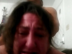 New Years Day gets ugly- very Rough Rump fuck by BBC turns subjugated slut BBW into BUTTer face