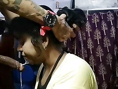 Fard face fuck my sister and cum in mouth in Hindi