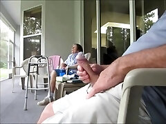 Grannie s peripheral vision is working overtime....