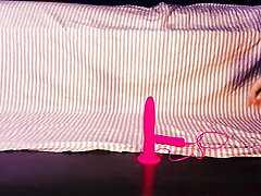 Pretty Cougar In Short Skirt Ride Her Favorite Dildo! Vibrator Toy! Home Alone! PAWG