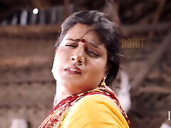 Mature Aunty navel fold ahh
