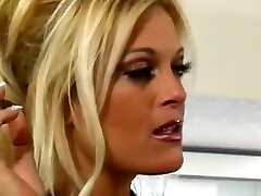 Sexy Blonde Cougar Smoking Blowjob & Sex