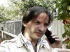 Slender chilena chateando girl swallowing cum at the backyard