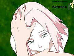 POV SAKURA GIVING SASUKE A BLOWJOB bi fun 3 NARUTO