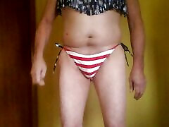 american flag bikini