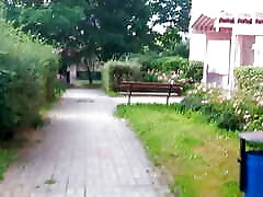 I walk around in latex leggings and sexy sandals