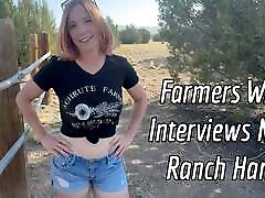 Farmers Wife Interviews New Ranch Hand - Jane Cane & &039;Channing&039; from Tantaly