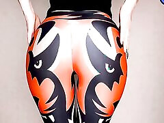 Spandex PAWG in Leggings Spanks Her Ass Spandex PAWG in Leggings Spanks Her Ass