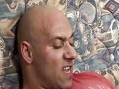 German granny takes cum on boobs after hot fuck