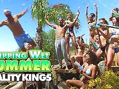 REALITY KINGS - It&039;s The Last Day In The Project DTF House & All The Stars Have The Biggest Orgy By The Pool