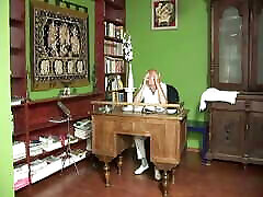 Classy cute brunette dillion harper cougar fucked and creampied on the sofa