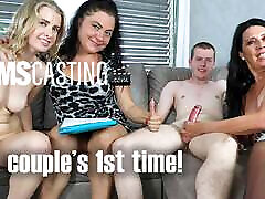 New Couple Casting for Porn for the First Time at MamsCasting