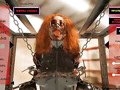 Ginger Slave in Metal Bondage - 3D ass angels 17 Bondage Fetish Game
