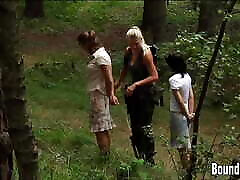 Dominant Lesbian Mistress Undresses Naughty Slave And Dominant Lesbian Mistress Undresses Naughty Slave And