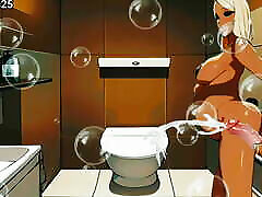 Compilation Pregnant Woman Enjoying Glory Hole at Doctor Gynecologist Toilet Cartoon venezola actriz Animation