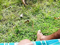 Outdoor village sex on paddy field desi indian bengali bhabi doggy style fuck and creampied with audio