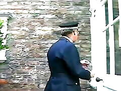 Dirty cops spanking and punish MILF ass