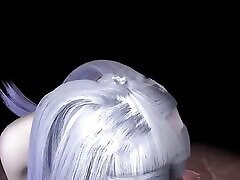 3D Skinny xlxx smol Whore Sucking the Big Cock and Got indian mast chudai so Hard