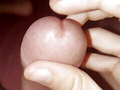 Precum and masturbation hot cock