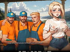 Moonripple Lake: Cuckold Boyfriend Shares His Girlfriend with the Construction Workers - Episode 1