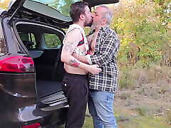 Three Bears Fucking Bareback While Cruising with Viktor Karmen Part 1