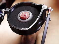 Testing a new BDSM machine for hard masturbation and intense orgasms!