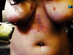 Real BDSM slave Girl Tortured by her Master with HOT WAX, Extreme Treatement and Spank. MKsubtility real BDSM couple 247.