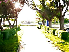 latex flip flops - public crossdressing