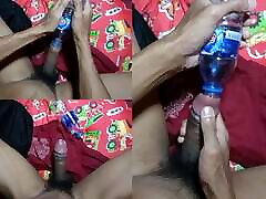 I want to have sex with a water bottle, but the top of my penis goes into the bottle only partially I want to have sex with a water bottle, but the top of my penis goes into the bottle only partially