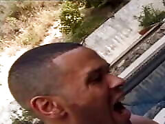 Vintage Teen Girl with amateur first time on cam Pussy and Nice Tits Fucked and Creampied in Mouth by Two Monstrous Black Cocks