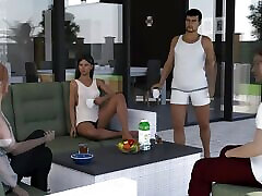 My Stepbrother&039;s Wife 26 Bella Pulled Her T-shirt up, Revealing Her Panties for Me