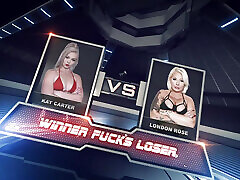 London Rose Vs Kay Carter - 2 Hot Blondes Lesbian Sex Fight