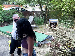 How Whores Thank a Handyman: Drenching His Sweaty Body in Squirt - Vanessa Cliff