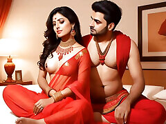 Hot indian housewife excited for sex with office boss