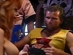 Magnificent redhead megan algeri MILF fucked in cosplay gangbang