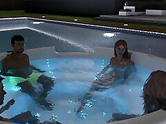 My Stepbrother &039;s Wife 48 - As part of the dare, John licked Jennifer and Justine&039;s feet - highlight