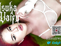 Horny stepsister with a big ass and cat ears sucks cock