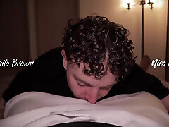 POV old man tinny teen fucking Blowjob Cum Eating Nico Mucci Sucking Sweaty Daddy Camilo Brown&039;s Big Uncut Cock