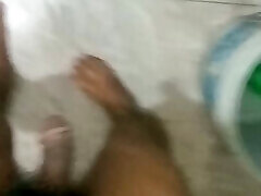 I masturbated for the first time at night and the fluid from my large penis came out