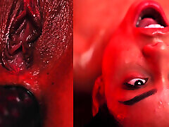 Ebony Girl Canela Skin All The Way Through - Hardcore Anal Monster Cock DP & Pussy Creampie