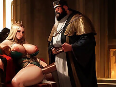 Big Natural Tittied Blondes Love BBC In Spicy Toons: When The Moors Conquered Europe