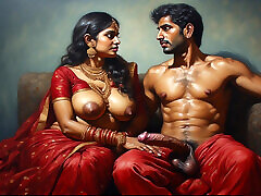 我搞砸了我的priya在浴室在家庭功能