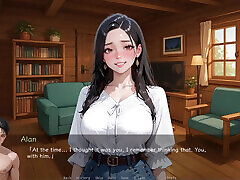 Hot Girl Fucked by Big White Cock- Ntr&039;d by My Friend 9- Ai Porn Game